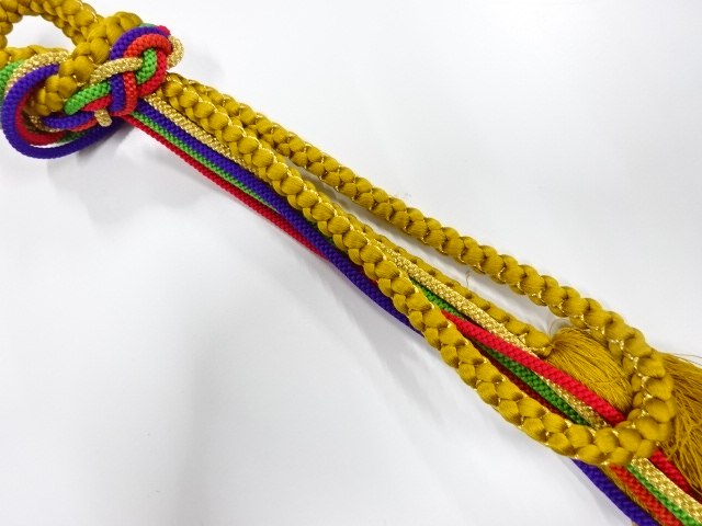 正絹　手組帯締め